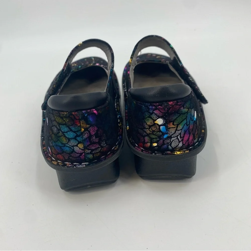 Alegria Paloma Minnow Rainbow Women’s Colorful Metallic Mary Janes 37 - Picture 4 of 10